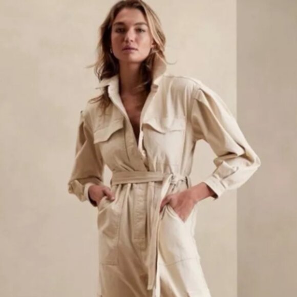 Banana Republic Andi Moleskin Fight Suit Size Small - Picture 8 of 15